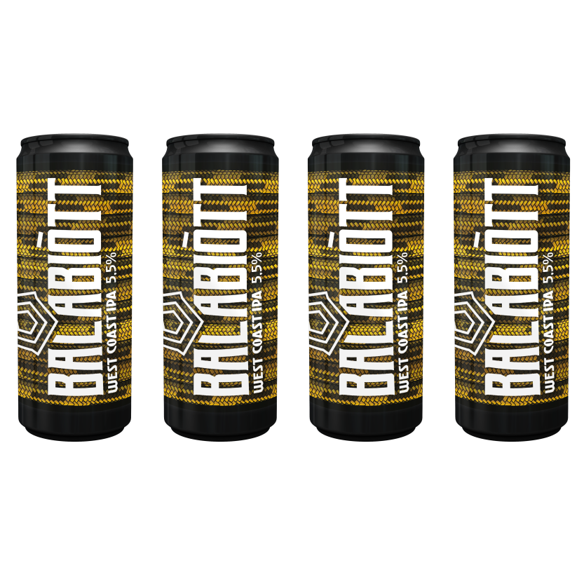 4 LATTINE GANASSA 33 cl