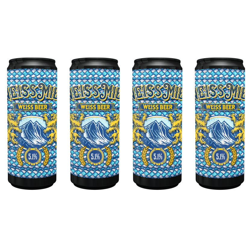 4 LATTINE WEISSMIES 33 cl